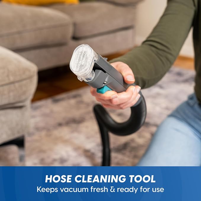 Vacmaster 30 Series Mini Portable Carpet & Upholstery Spot Cleaner Machine | 16KPa Power Suction includes tough stain tool and hose cleaner for Pets, Area Rugs and Couches