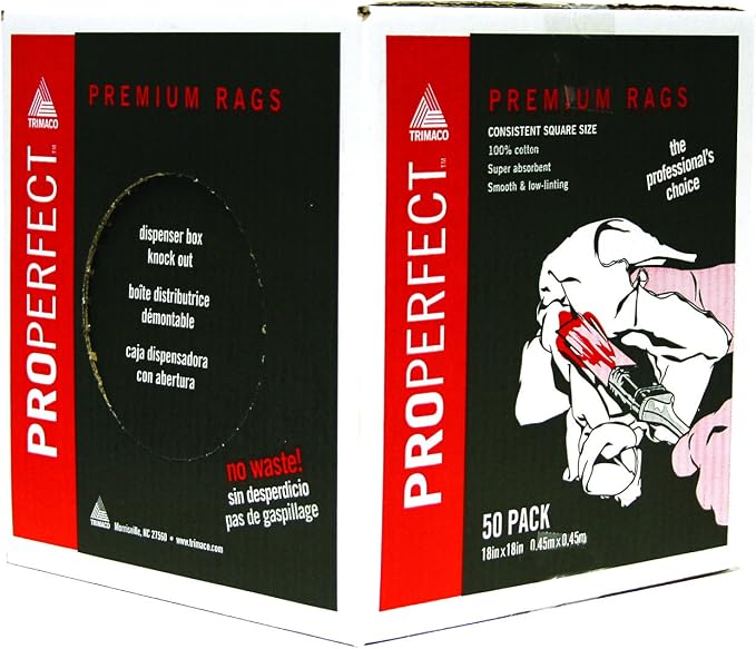 TRIMACO 82505 18 X 18 in. PRO Perfect Wipers Square Box
