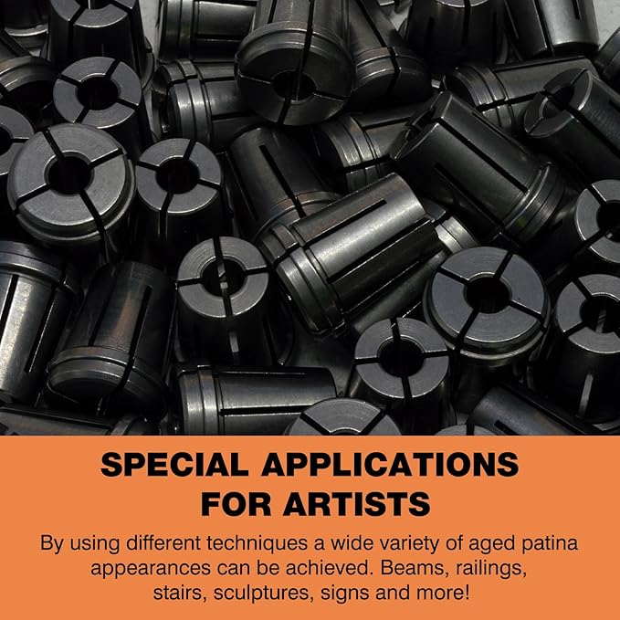 LIIZOUSUDA Black Oxide Coating Kit - Black Oxide Solution, Versatile Blackening Solution for Iron and Steel - Not Suitable for Stainless Steel Surfaces (1 Quart)