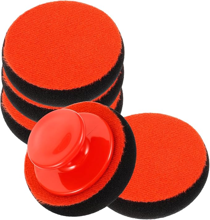 Mobestech 2sets Car Wax Applicator Pads Pads for Car Polishing Sponge Cleaning Kit Multi-Purpose Sponges