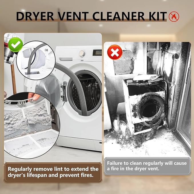 Shark Vacuum Cleaner Attachments 12PCS for Navigator NV350 NV351 NV352 NV356E Rotator NV500 NV501 NV370 UV440 1-1/4" 1-3/8" 1-7/8" Dryer Vent Cleaning Kit Universal Accessories