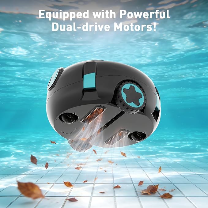 Robotic Pool Cleaner, Automatic Pool Vacuum Robot (WheelDrive) | Pool Cleaning