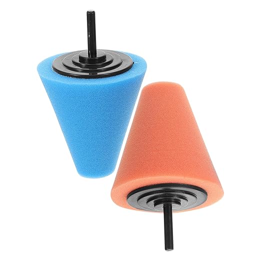 4pcs Car Wheel Polishing Sponge Pad Buffing Attachment for Drill Shaped Design for Detailing Easy Handling