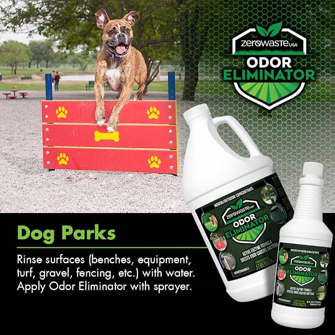 ZERO WASTE USA Odor Eliminator - Commercial Strength Multi-Purpose Enzyme Cleaner - Eliminates odors from Any Organic Matter - Made in USA - (64 Fl Oz, Cinnamon)