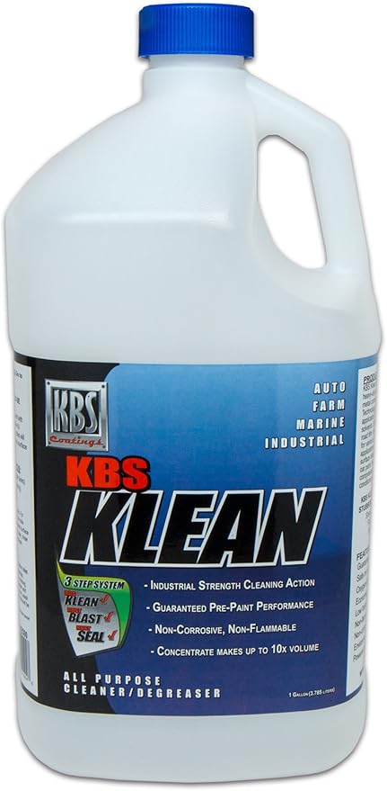 KBS Coatings 2500 KBS Klean - 1 Gallon, Industrial Strength Cleaner and Degreaser Concentrate