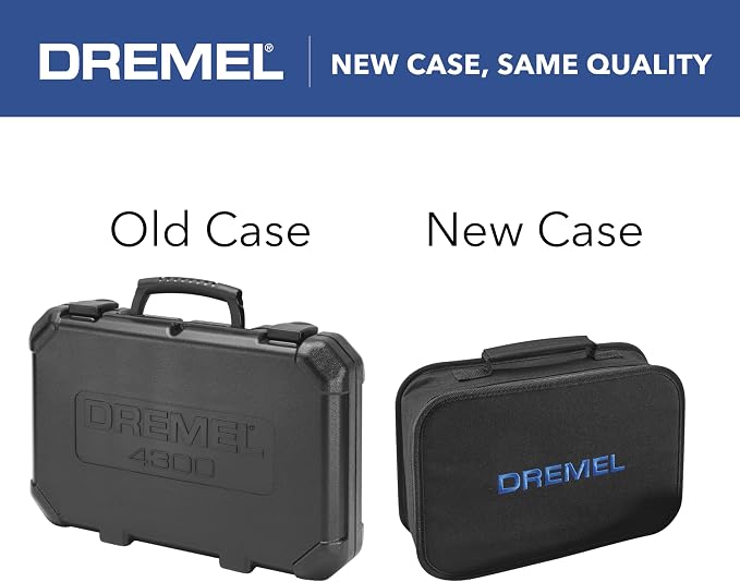 Dremel 4300-5/40 Rotary Tool Kit with LED Light - 5 Attachments & 40 Accessories - Ideal for Grinding, Cutting, Wood Carving, Sanding, and Engraving