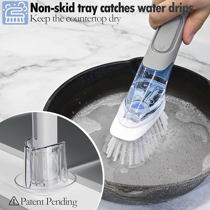 Soap Dispensing Dish Brush + Toilet Brush Refills for OXO Toilet Brush Only