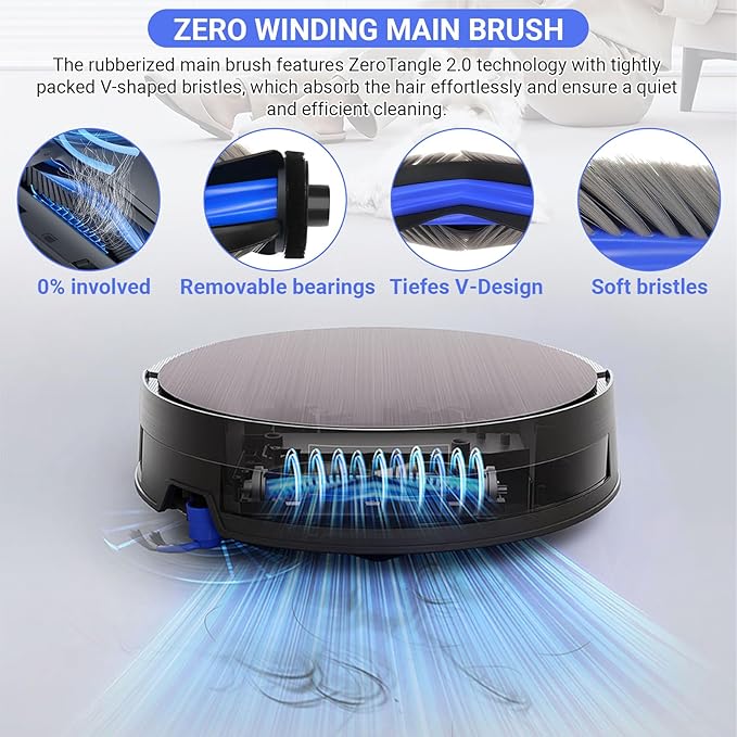 Pure Realm 17 Pcs X11 OmniCyclone Replacement Accessories kit for Ecovacs Deebot X11 OmniCyclone, 1 Main Brush 2 Roller Mop 4 Sponge Filter 4 Side Brush 4 HEPA Filter 1 Screwdrivers 1 Clean Brush