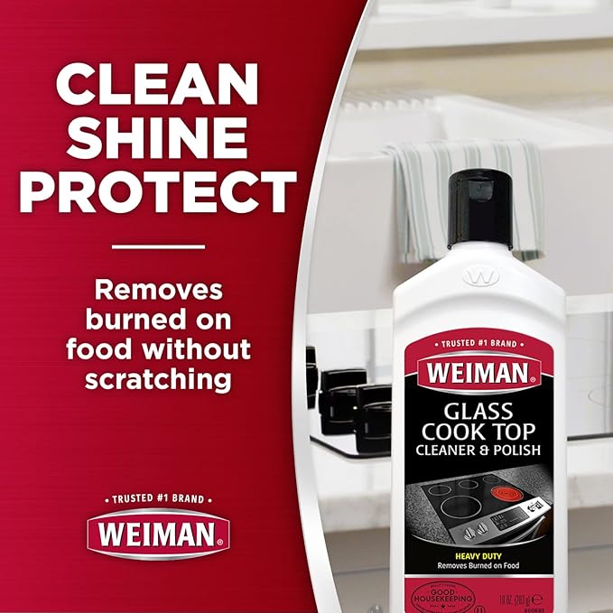 Weiman Cooktop Cleaner and Polish 10 Ounce 2 Pack