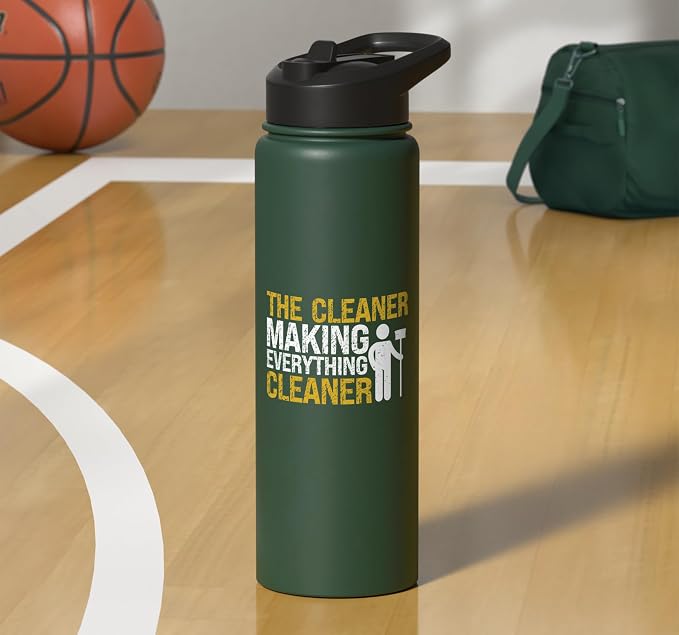 The Cleaner making everything Cleaner Cleaning Stainless Steel Insulated Water Bottle