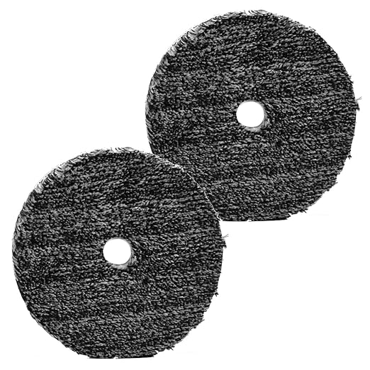 Buff and Shine URO-Fiber Microfiber Pad for Car Compounding, Cutting, Buffing, Waxing, and Polishing - Compatible with Long-Throw, High-Action, Dual-Action, and Random Orbital Polisher - 3 in (2 Pad)