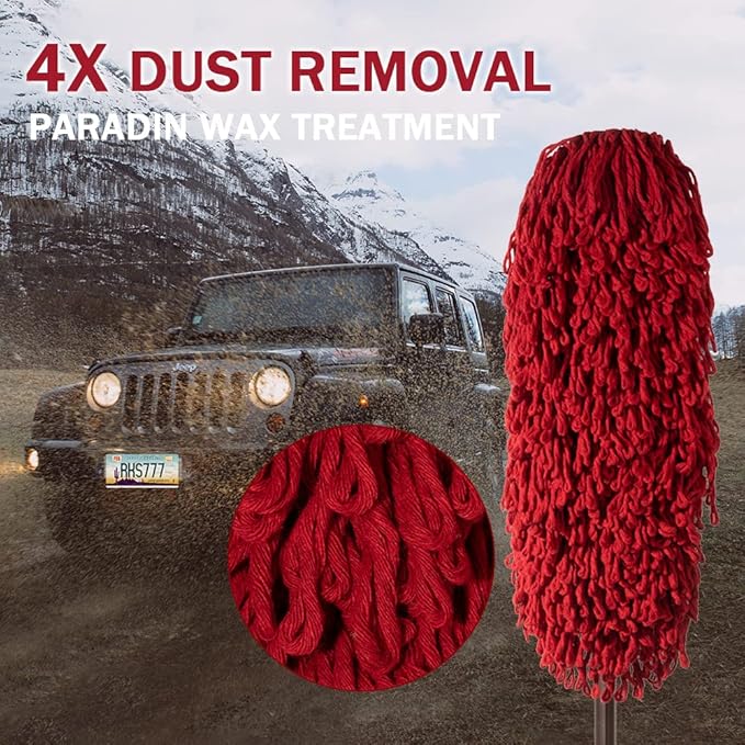Auto Duster Extendable Handle, Car Exterior Scratch Free, Wax Cotton Hair Auto Brush Kit for Truck SUV RV Motorcycle, Cleaning No Lint (Grand Canyon State Designer License Plate) - Gifts for Men Women