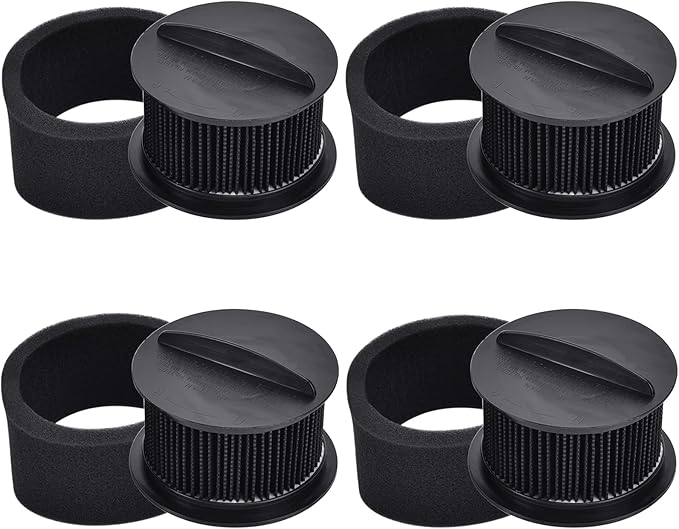 Leadaybetter 4 Pack Replacement Filter for Bissell Power Force & Helix Turbo Inner and Outer Filter Set for Bissell 32R9,203-7913