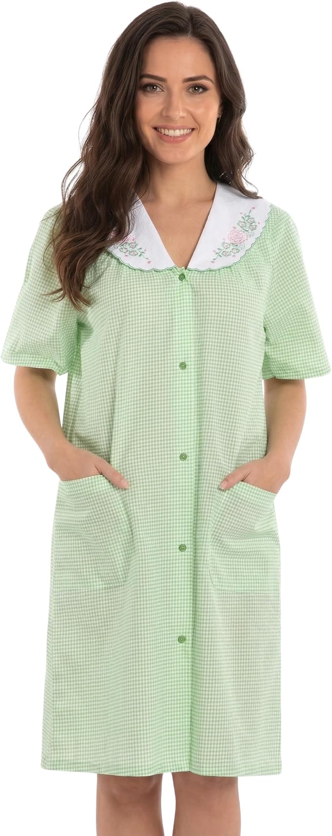 Dreamcrest Short Sleeve Duster Housecoat