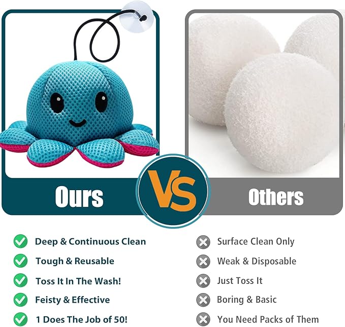 Hot Tub Scum Absorber - Reusable Spa Oil Absorbing Sponges with Smiley Faces, Compatible with Coleman/Intex/SaluSpa Inflatable Hot Tubs, Adult Spa Cleaning Accessories, 1PC