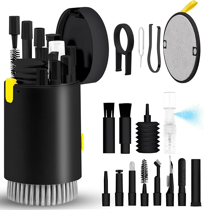 Screen Cleaner Spray and Wipe for Laptop Monitor and Car Screens, walrfid Laptop Keyboard Cleaner Kit for Airpod Phone iPhone Computer MacBook