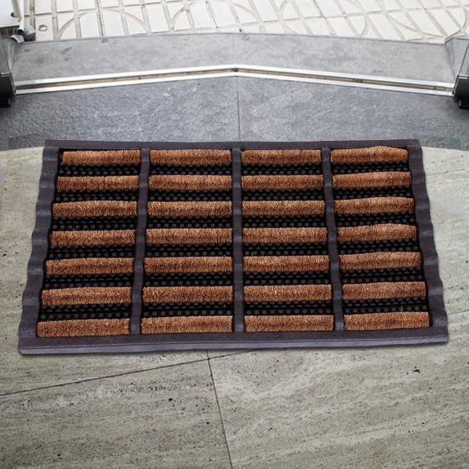 FOOTMATTERS Ninamar Mud Scrubber Tray Mat – 24 x 16 inch - 3 Pack