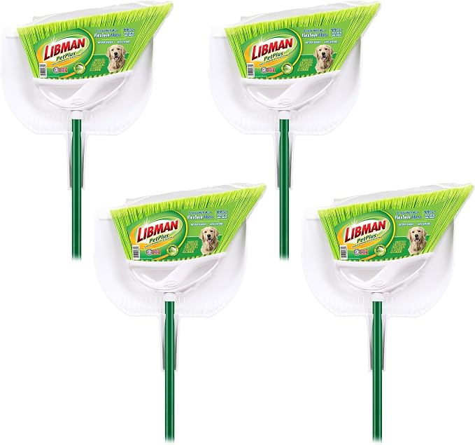 Libman PetPlus Angle Broom with Dustpan