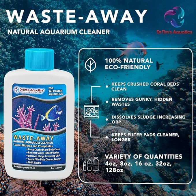 DrTim's Aquatics Waste-Away Saltwater (DrTim's Aquatics Waste-Away Saltwater 8oz)
