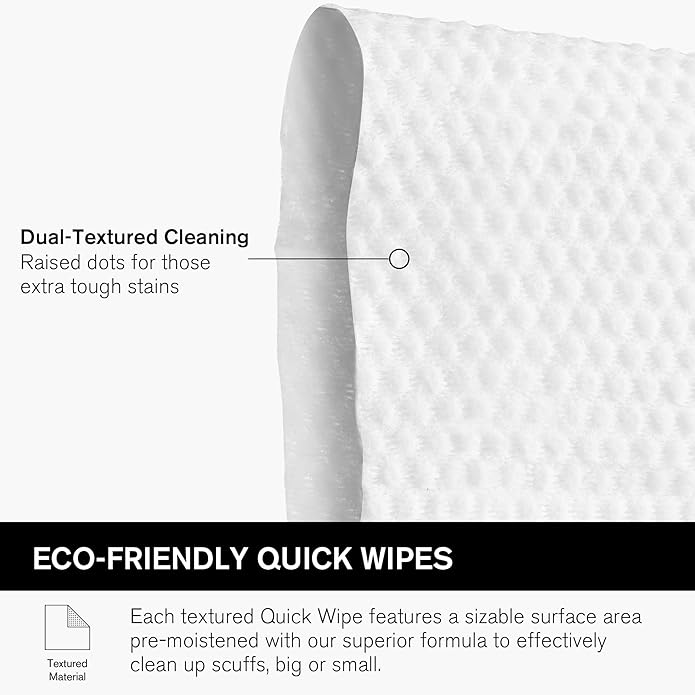Jason Markk Plant-Based Quick Wipes, Shoe Cleaner, 30 Pack, Individually Packed, Sneaker Care, Ideal for Footwear, Safe for Leather, Rubber, Plastic, and More