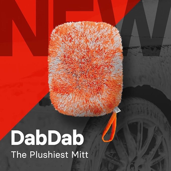 CARPRO DabDab Wash Mitt - Car Wash Glove, Remove Dirt on Clear Coated and Non-Ceramic Coated Vehicles