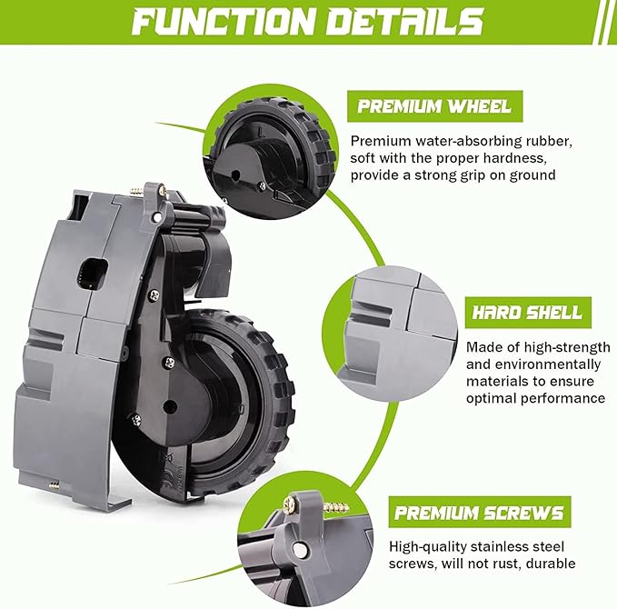 Drive Wheel Module Compatible for IRobot Roomba 500 600 700 800 900 Series Robot Vacuum Cleaner Replacement Parts Accessories