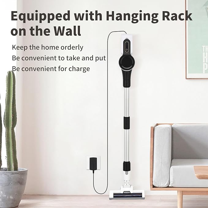 Cordless Vacuum Cleaner, Rechargeable Lightweight Handheld Vacuum, Portable Stick Vacuum for Home, Pet Hair, Carpet, and Car Cleaning(GR Pro)