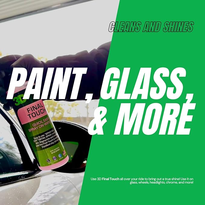 3D Orange Degreaser & Final Touch Quick Detail Spray – Multi-Surface Cleaner & Instant Gloss Finish – 1 Gallon Each