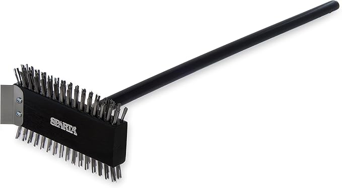 SPARTA Stainless Steel Grill Brush and Scraper Set