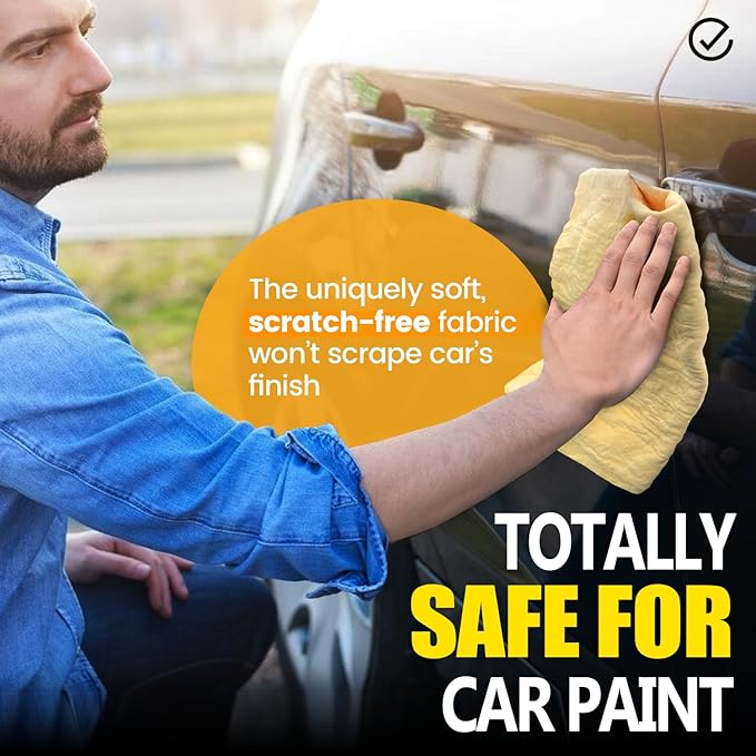 ARTIPOLY Premium Shammy Towel & Car Wash Foam Gun + Microfiber Wash Mitt