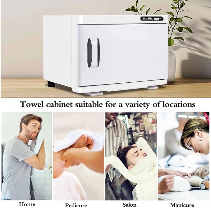 Salon Señor Small Towel Warmer,Hot towel Cabinet with Fast Heating and Hold Heat Function,Suitable for Massage and Facial Care