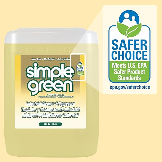 Industrial Cleaner and Degreaser, Lemon Scent, 5 gal Pail