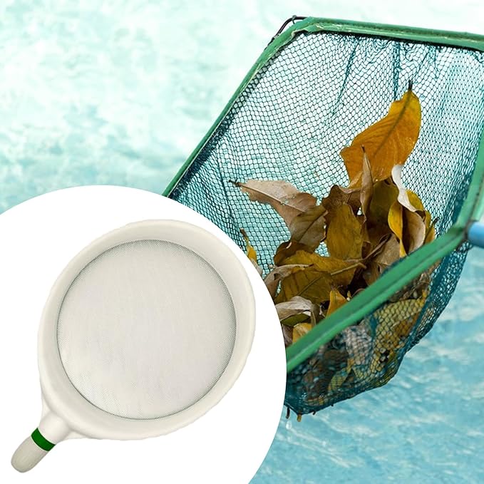Pool Skimmer Net Fine Mesh Professional for Cleaning Leaves Fast Maintenance Lightweight Cleaning Tool Small Pond Net