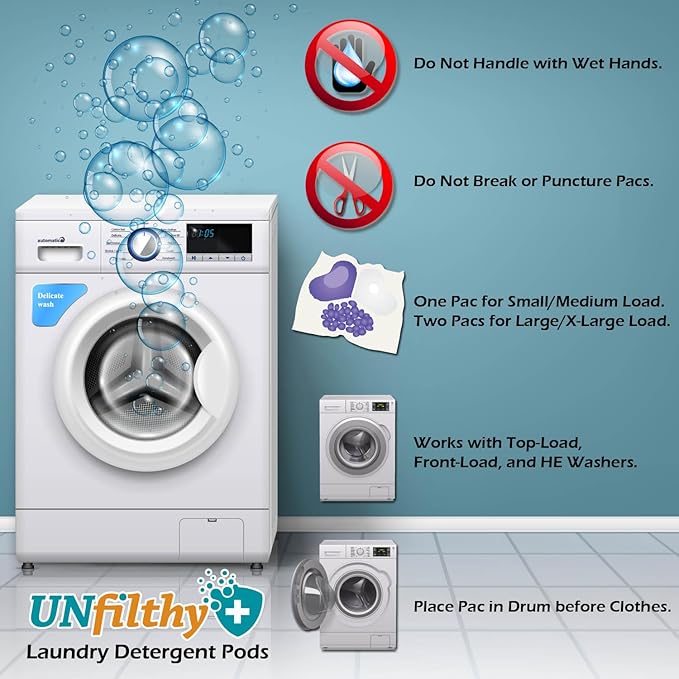 UNfilthy Concentrated Cherry Blossom Laundry Pacs (30)