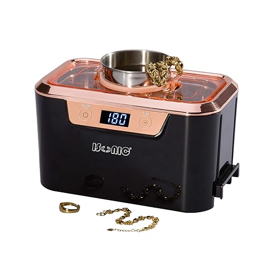 iSonic® Miniaturized Commercial Ultrasonic Cleaner DS310 with Cleaning Solution Concentrate CSGJ01, 110V