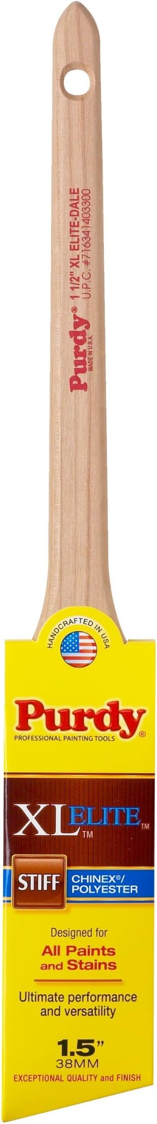 Purdy 144080515 XL Elite Dale Chinex/Polyester Brush Angle Sash, 1.5 Inch