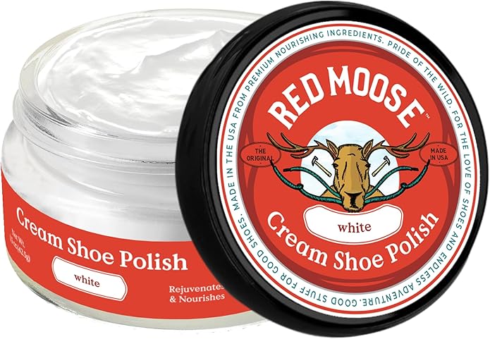 RED MOOSE Boots and Shoe Cream - Shoe Polish Kit for Leather - Shoes Shine - Made in the USA