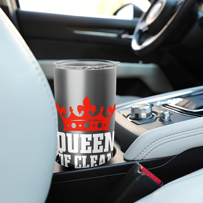 Queen of Clean Cleaning Stainless Steel Insulated Tumbler