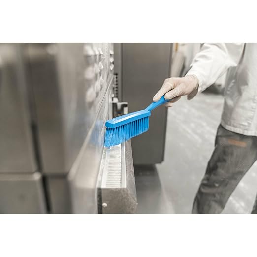 Remco 1 19/32 in W Bench Brush, Medium, 6 1/2 in L Handle, 6 1/2 in L Brush, Green, Plastic 45892-1 Each