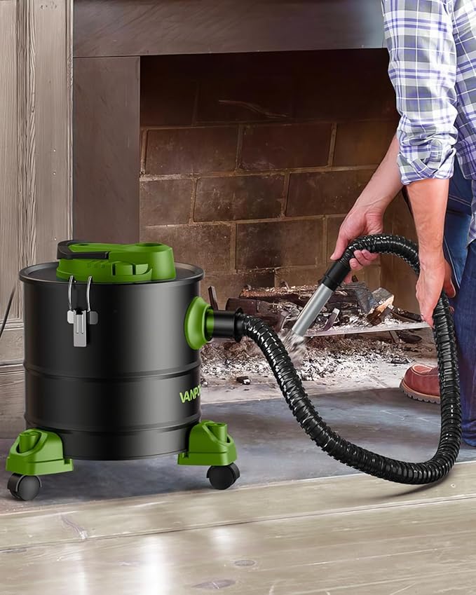 Ash Vacuum(Green) + One More Hepa Filter