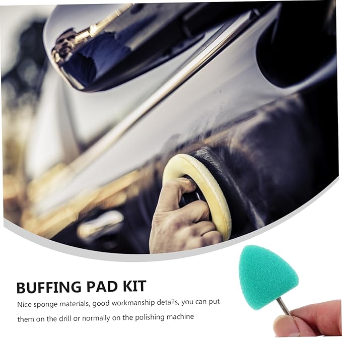 64pcs Professional Buffing Wheel Kit Auto Drill Polishing Pads Polishing Mop for Car