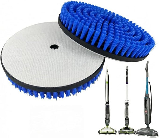 Spin Mop Brush Heads Replacement Pads for Bissell Spinwave Steam Mop 20393,20399,3897A,23157, 23159,2124, 2039A, 3712 - Hard Floor Cleaning Scrub Pads