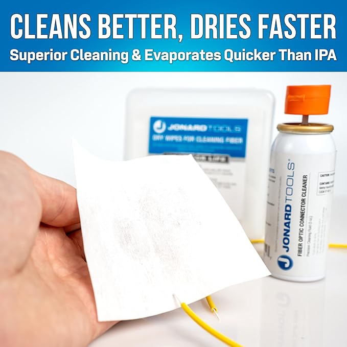 Jonard Tools FCF-3 Nonflammable Fiber Cleaning Fluid for Cleaning Bare Fiber, Connector End-Faces, and Electronic Components