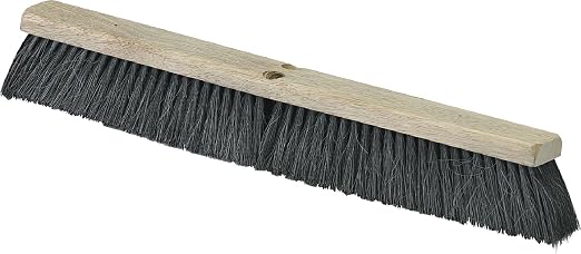SPARTA Flo-Pac Horsehair-Blend Blend Sweep, Floor Sweep for Cleaning, 36 Inches, Black, (Pack of 6)