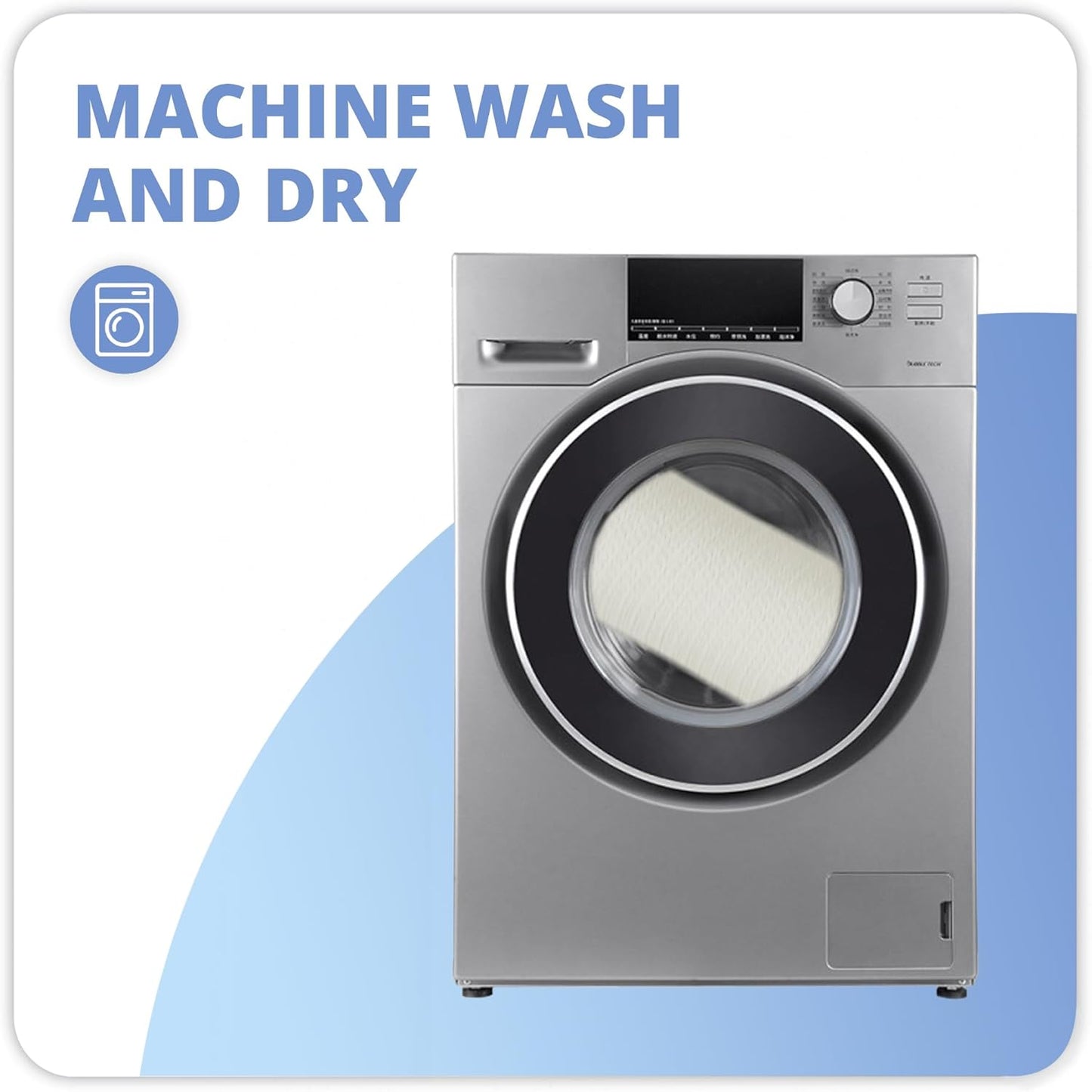 Toilet Rugs U Shaped Bathroom Rug,Machine Washable Non Slip Quick Dry Super Absorbent Ultra Thin Toilet Mats for Bathroom Toilet.White,1'8"x2'(20x24inch)