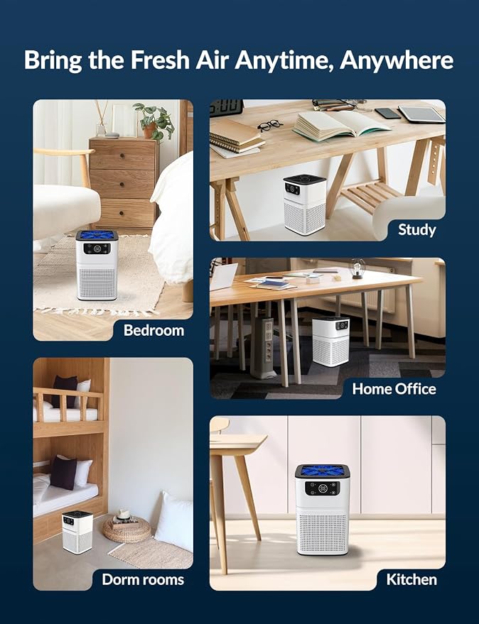Air Purifier White + Air Purifier Black