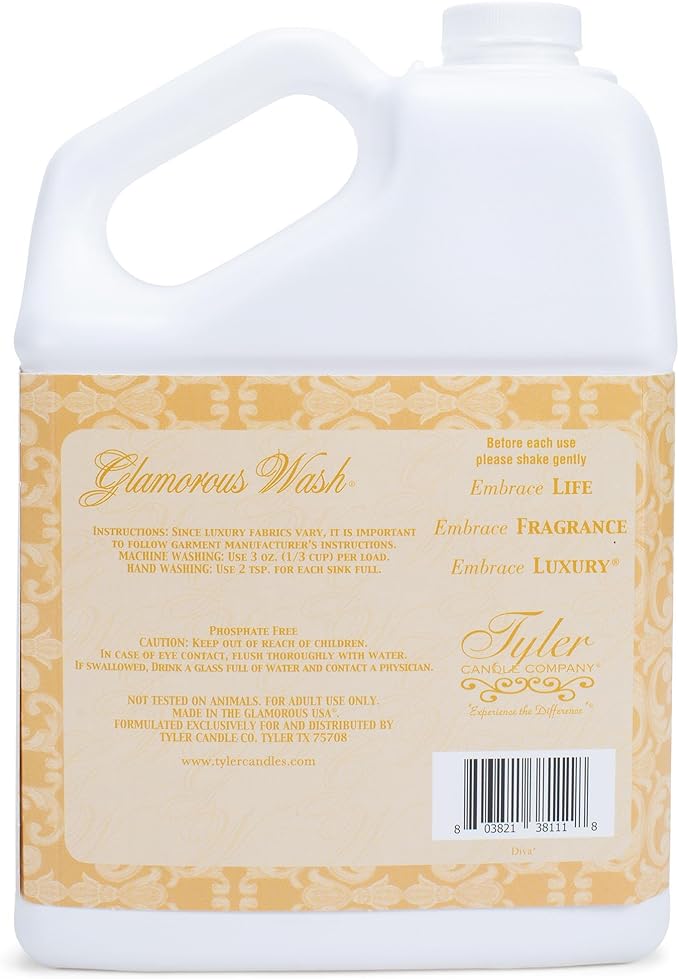 Tyler Candle Company Limelight Glamorous Wash Fine Laundry Detergent 128oz 3786g
