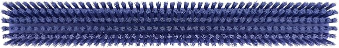 Vikan 31958 24" Heavy-Duty Push Broom, Soft/Stiff, Purple
