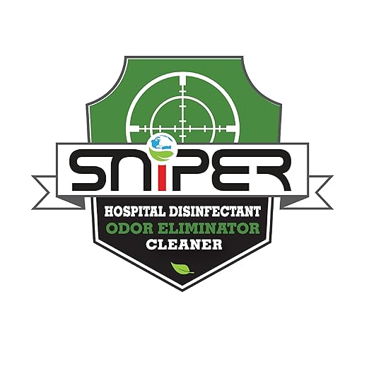 SNiPER Hospital Disinfectant, Odor Eliminator & All-Purpose Cleaner, 16 Ounce Spray and 1 Gallon Bottle Set