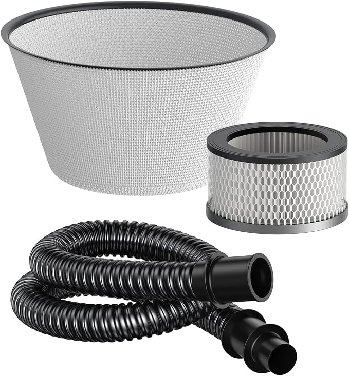Filter Bag + Hepa Filter + Hose for Ash Vacuum BJ131